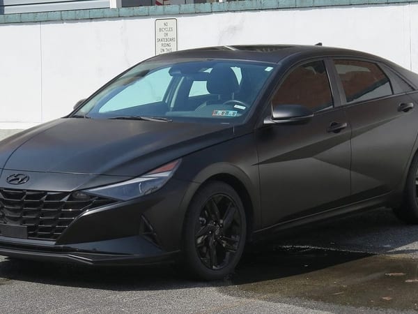 The sample car with the Murdered Out mod